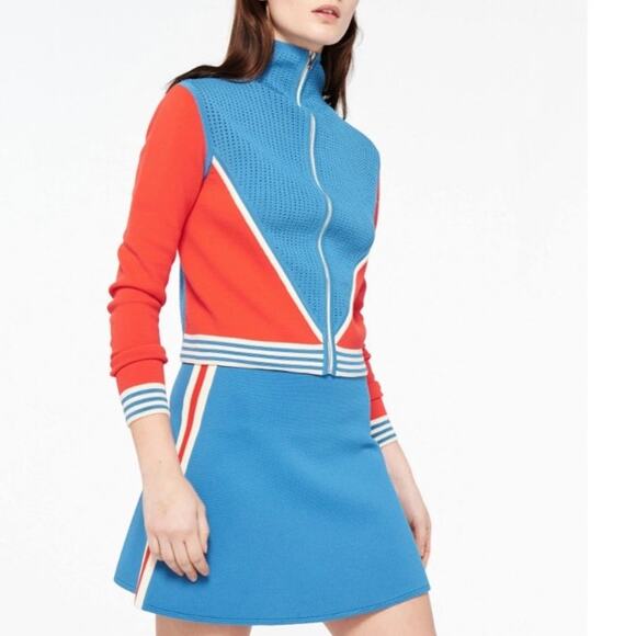 Sandro Paris Aiden Colorblock Cardigan - Picture 2 of 16